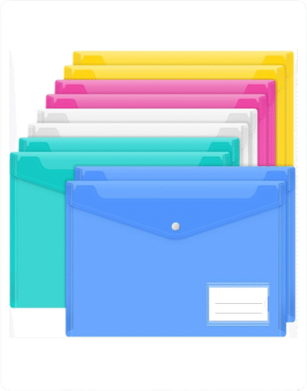 Plastic Envelopes Folder