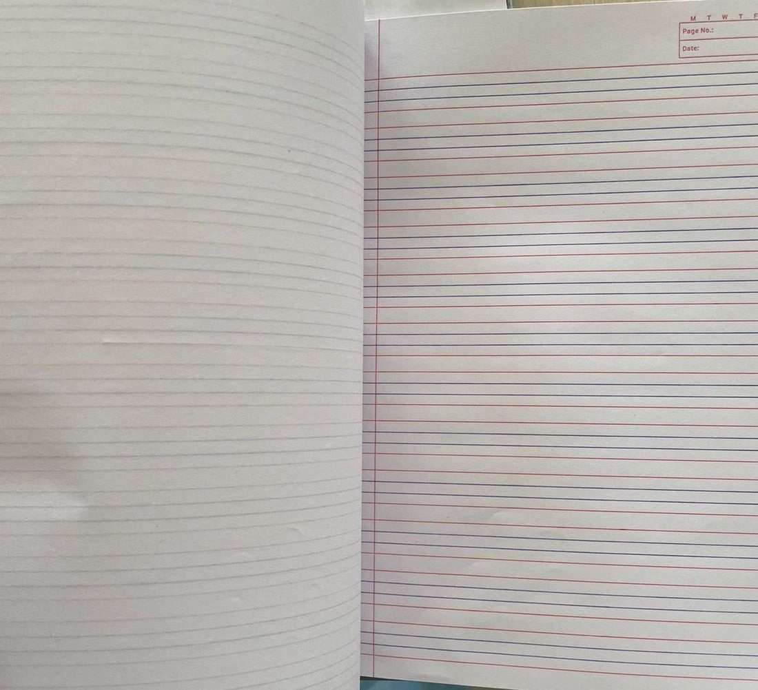 Notebook-English-Interleaf.jpg Notebook 4-Line English Interleaf - Image 1